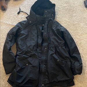 Abercrombie & Fitch Black Ski Jacket